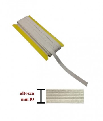 Elastico h 1 cm pezza da 20 mt / 16t
