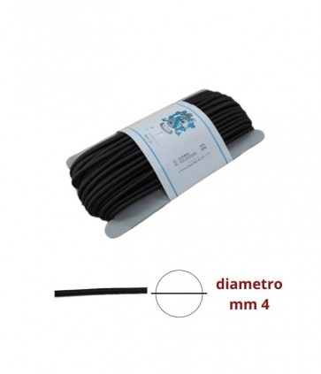 Elastico tubolare mm 4 pezza da 20 mt / n 5