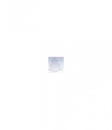 Forme albero plastica  trasparente cm 10 / 2012