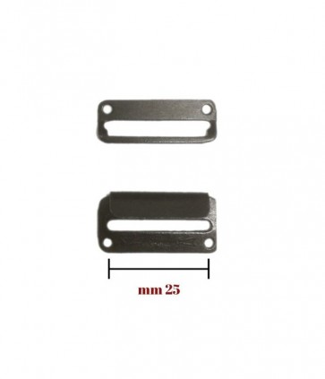 Ganci nikel pantalone mm 25 scatola da 25 coppie