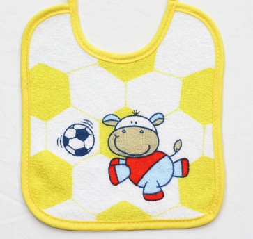 Bavetta bavaglino neonato in cotone ciniglia mis. Piccola