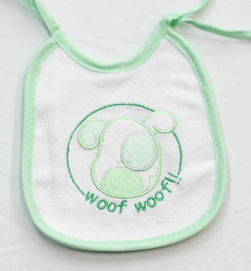 6 Bavetta bavaglino neonato in cotone e spugna mis. Piccola