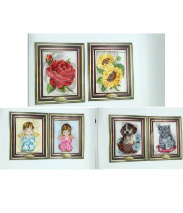 Kit ricamo big cm 20x25 / mezzo punto