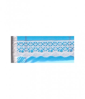 Merletto in cotone pezza da 10 mt / 1690