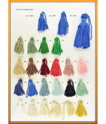 Nappina tripolino cm 8 confezione da 6 pezzi / 529