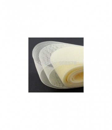 Nastro fettuccia rete crine confezione da 27 metri 100% poliestere altezza mm 45 / 3004/5