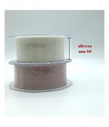 Nastro glitterato smile altezza cm 4 rotolo da 20 metri / v171/40