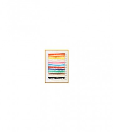 Nastro plisse' in organza elasticizzato cm 1 pezza da 20 mt / 3005