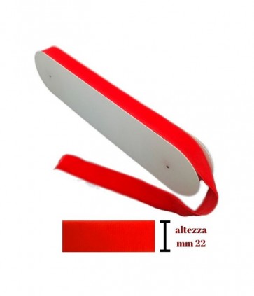 Nastro velluto n 5 h 2-2 cm pezza da 10 mt