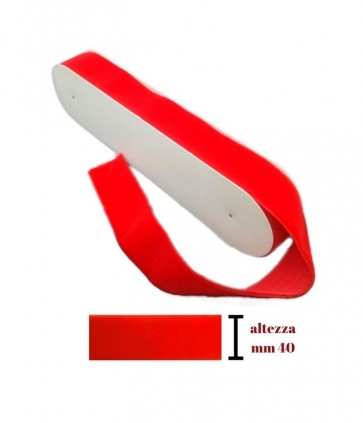 Nastro velluto n 9 h 4 cm pezza da 10 mt