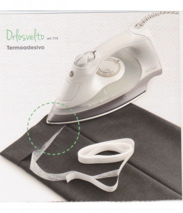 Orlosvelto adesivo termosaldante mm 18 rotolo da 100 mt / 115/r