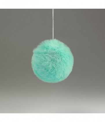 Pompon pelliccia ecologica  mm 40 buste da 12 pezzi / kk1332/4/12