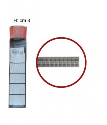 Riloga trasparente dritta cm 3 rotolo da 50 mt / 201/30/tr