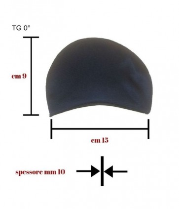 Spalline giro sella in spugna ricoperte in maglina taglia 0ﾰ confezione da 12 paia / art 5 ok