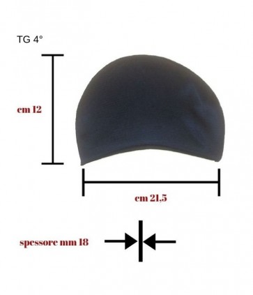 Spalline giro sella in spugna ricoperte in maglina taglia 4ﾰ confezione da 12 paia / art 5 ok