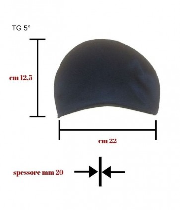 Spalline giro sella in spugna ricoperte in maglina taglia 5ﾰ confezione da 12 paia / art 5 ok