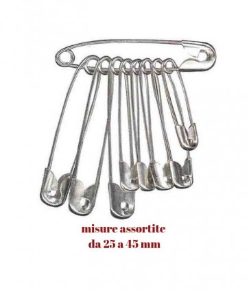 Spille sicurezza misura assortito nﾰ0/3 confezione da 288 pezzi