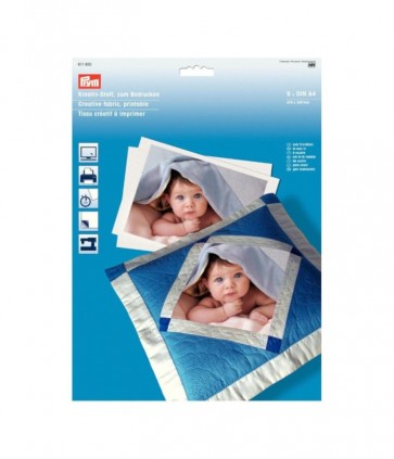 Tessuto creativo stampabile con stampante a getto di inchiostro  lavibile 210 x 297 mm / 611930