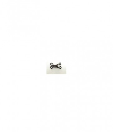 Uncinelli in ferro n.10 busta da 50 coppie cm 0-5