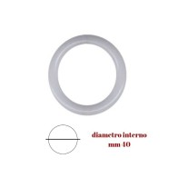Anelli tenda plastica mm 40/52 busta da 50 pezzi / 55107