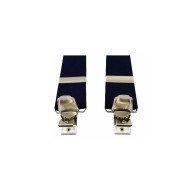 Bretella uomo larga cm 3-6 tinta unita lunghezza 120 regolabile  / 936 nk la ducale