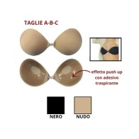 Coppa forma ovale adesiva 15% silicone 85% poliestere / c106