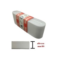 Elastico gallone mm 80 pezza da 10 mt lavaplus / 9140/80