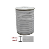 Elastico h 0-6 cm rotolo da 100 mt / n 12