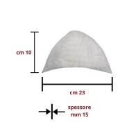 Spalline ovattata taglia m confezione da 12 paia / art e-2
