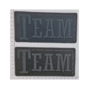 Applicazione termoadesiva tessuto confezione da 3 pezzi / apu01910