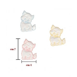 Applicazione termoadesiva tessuto confezione da 3 pezzi colori assortiti / 7273