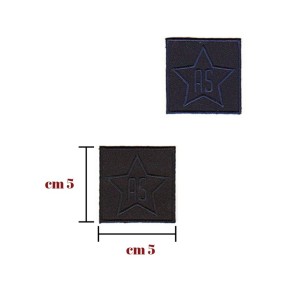 Applicazione termoadesiva tessuto confezione da 6 pezzi / 01337