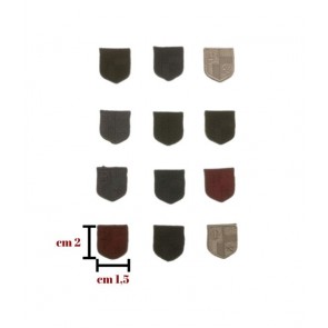 Applicazione termoadesivatessuto colori assortiti confezione da 12 pezzi  / 634