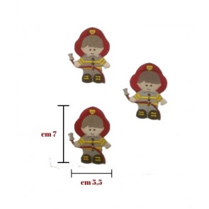 Applicazione termoadesivatessuto confezione da 3 pezzi / 911