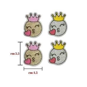 Applicazione termoadesivatessuto confezione da 4 pezzi / 027/a