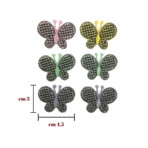 Applicazione termoadesivatessuto confezione da 6 pezzi / 740/a