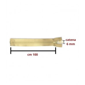 Chiusura carrarmato 100 cm divisibile catena 6 / 1184/6/100