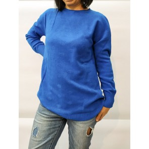 sandai maglia manica lunga donna - Taglia L - colore azzurro