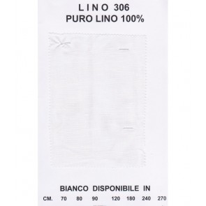 Lino 100% cm 270 bianco art 306 / bellora