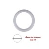 Anelli tenda plastica mm 16/23 busta da 100 pezzi / 55102