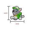 Applicazione adesiva e  termoadesivatessuto paw patrol / 5168