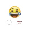 Applicazione termoadesiva emoji confezione da 1 pezzo / 9967