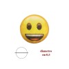 Applicazione termoadesiva emoji confezione da 1 pezzo / 9968