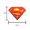 Applicazione termoadesiva logo superman confezione da 1 pezzo / 9567