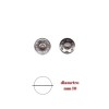 Bottone automatico ottone nﾰ 0 diametro mm 10 carta da 36 pezzi