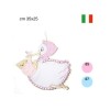 Fiocco nascita modello cicogna  h 35 cm x l 25 cm  / fn00895.B