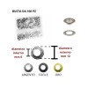 Occhielli in ottone mm 6 confezione da 100 pezzi / 1450