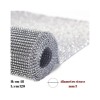 Rete plastica in stras vetro ss 10  cm 48 x 120 circa