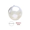Sfera plastica trasparente cm 12  / 2000/120