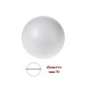 Sfere polistirolo mm 70 confezione da 25 pezzi / 816/70